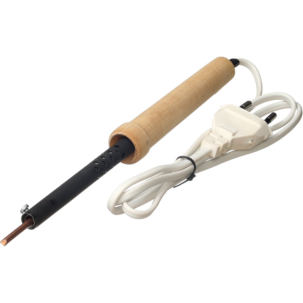 Изображение товара Паяльник электрический РемоКолор ЭПСН-03-65/220 65Вт деревянная рукоять