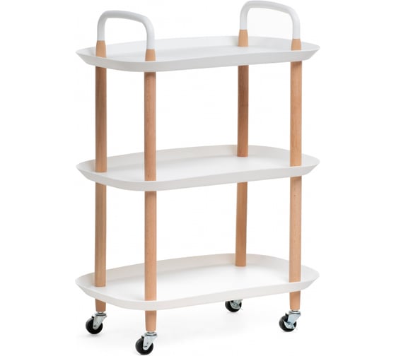 Изображение товара Сервировочный столик Woodville Case 56x35x82 см, white 15800