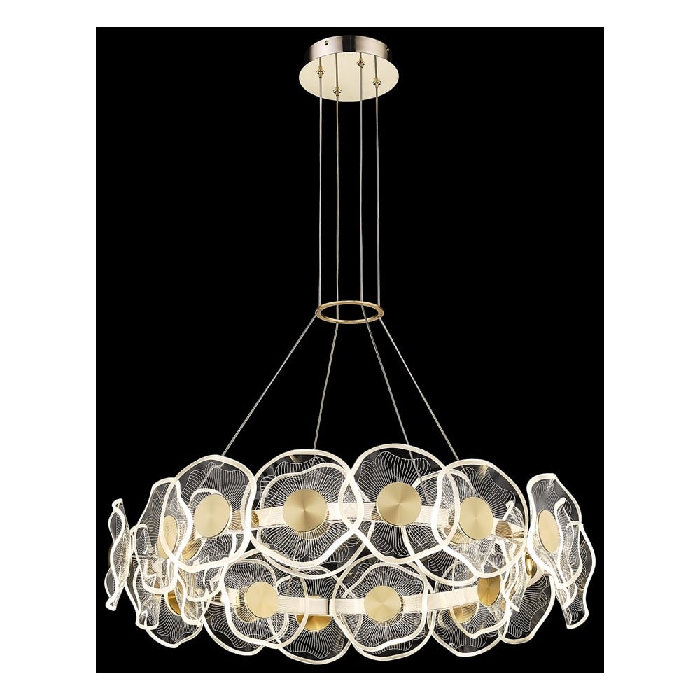 Изображение товара Подвесной светодиодный светильник Wertmark HELENA с регулировкой цвета 80 см