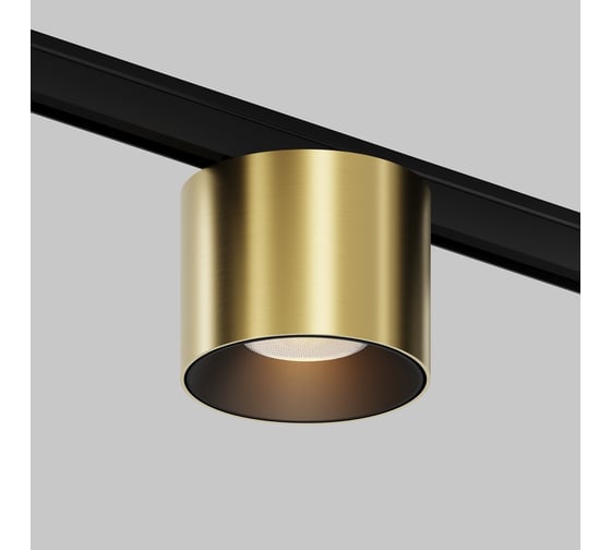 Изображение товара Трековый светильник MAYTONI Alfa S LED 5W Черный и Латунь TR188-1-5W2.7K-M-BBS