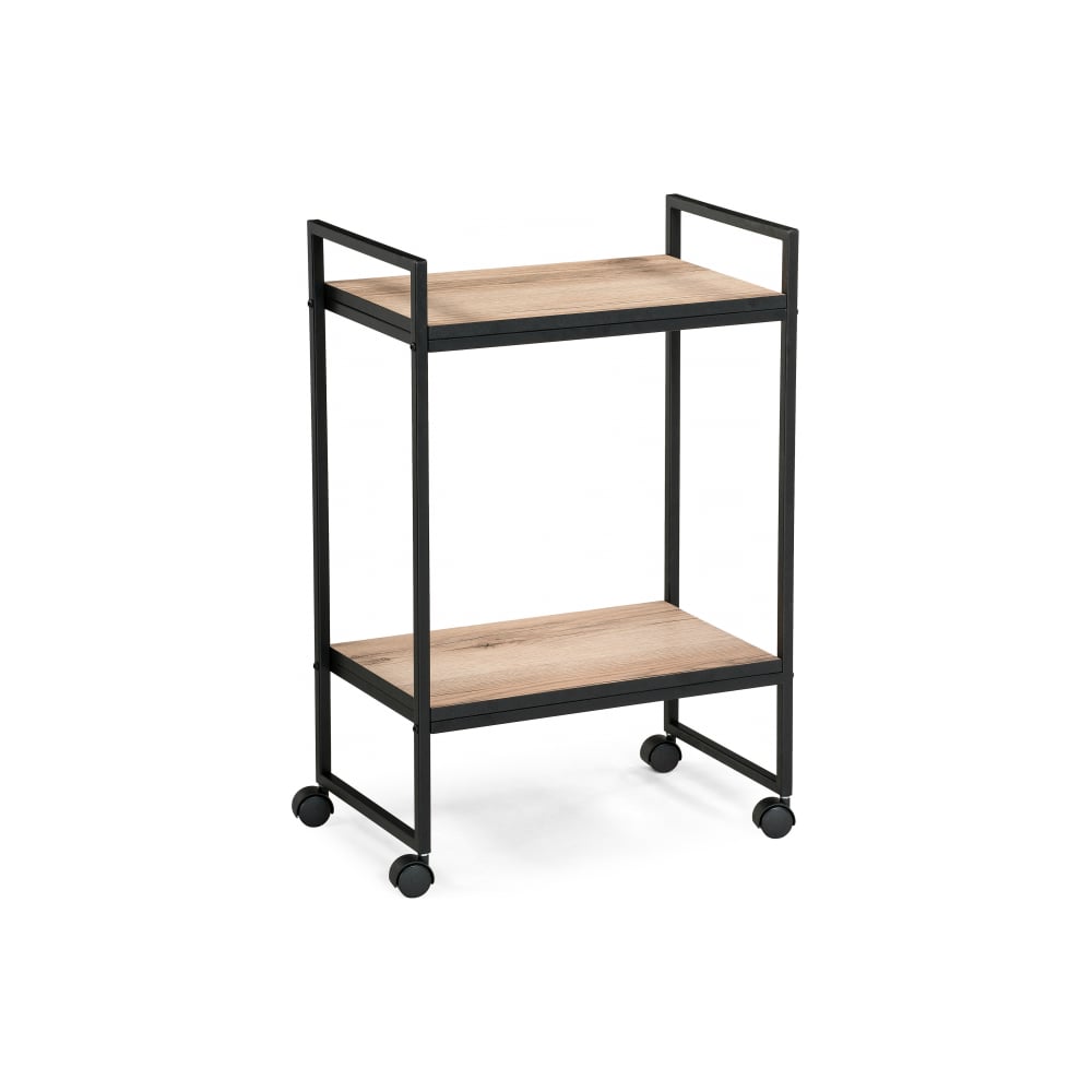 Изображение товара Сервировочный столик Woodville Ранд 50x30x75 см, дуб делано, лофт стиль