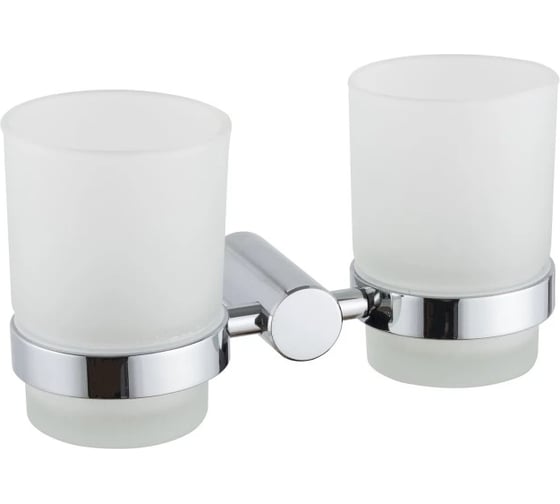 Изображение товара Стакан для ванной комнаты HAIBA двойной, хром HB8408