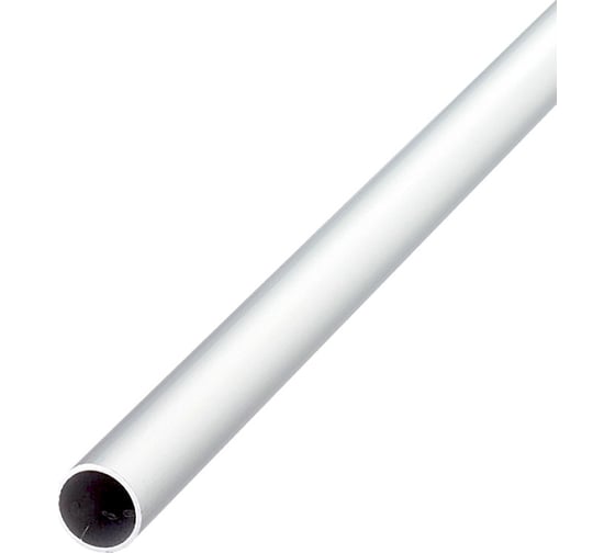 Изображение товара Алюминиевая труба ПилотПро 16x1, 1 м, белый муар арт 19883