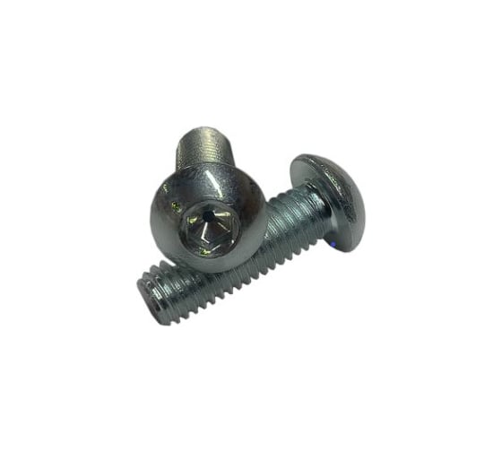 Изображение товара Винт ZAMETAL М5x16x10.9 с полук. гол., в/ш, ISO 7380-1, оц., уп. 500 шт. ZA102491