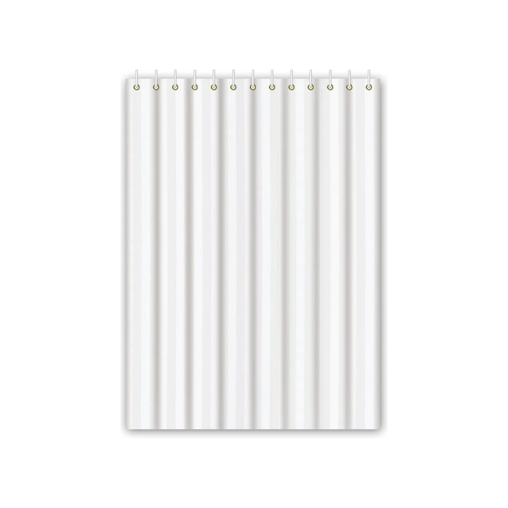 Изображение товара Белая водоотталкивающая штора для ванной HAIBA HB74001 1800х1800 мм