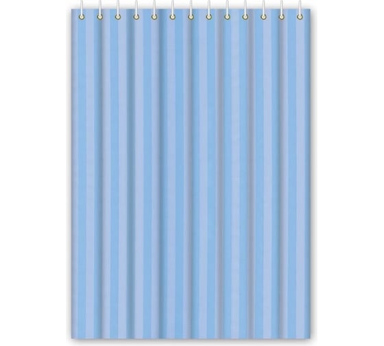 Изображение товара Штора для ванной HAIBA синяя HB74003