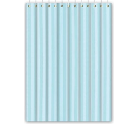 Изображение товара Штора для ванной HAIBA бирюзовая HB74004