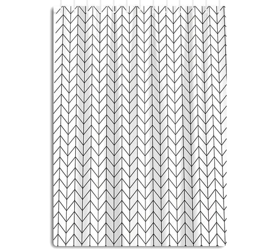 Изображение товара Штора для ванной HAIBA узор HB75003