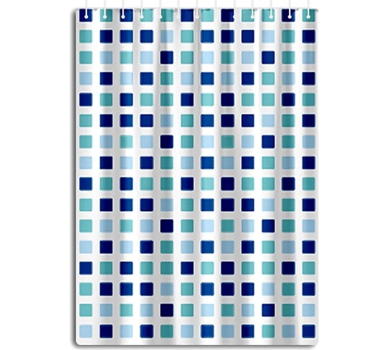 Изображение товара Штора для ванной HAIBA мозайка HB75063