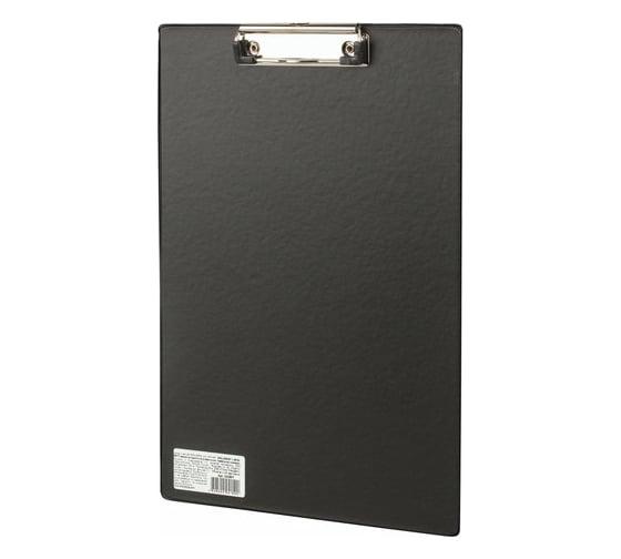 Изображение товара Доска-планшет BRAUBERG Comfort с прижимом А4 230х350 мм, картон/ПВХ, черная, 222657