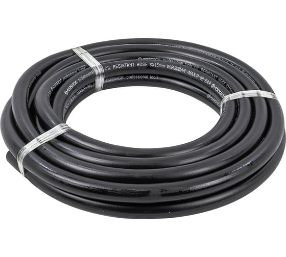 Изображение товара Шланг резиновый армированный бензо-маслостойкий (5 м; 8х15 мм) Forsage F-AHC-55/7A(46928)