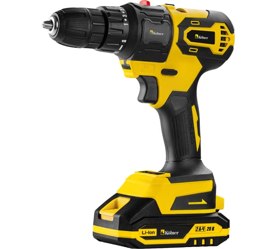 Изображение товара Набор аккумуляторного инструмента с 3 модулями Kolner 20В, COMBO 20V PRO, KCMT 20-3C, BL привод, модули дрели-шуруповерта, УШМ и лобзика 8022500025