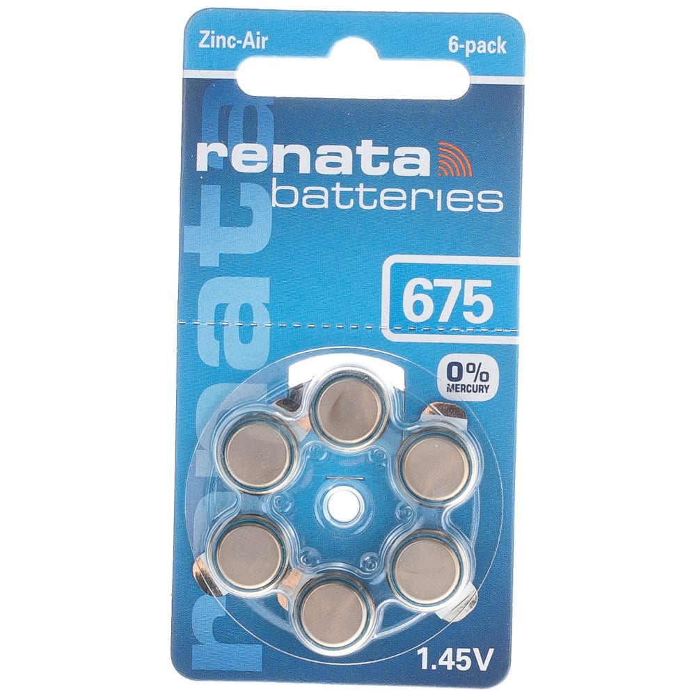 Батарейки для слуховых аппаратов Renata - 4390