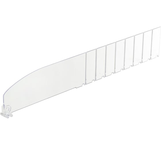 Изображение товара Полочный разделитель ООО Комус пластиковый высота 60 мм, 40 шт 510069