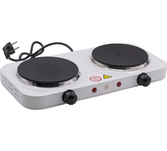 Изображение товара Плита электрическая Very настольная 2-х конфорочная, чугунные блины, 2000Вт 95-2-605