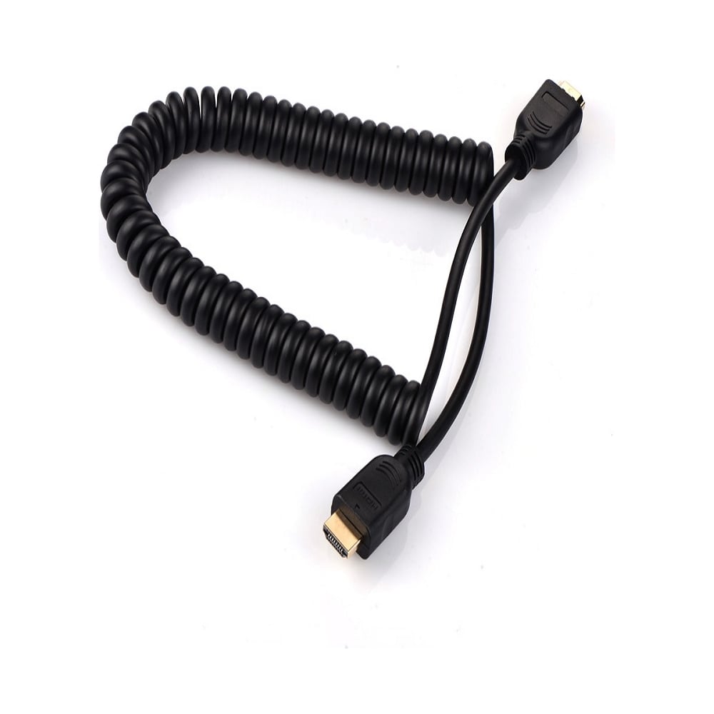 фото Кабель hdmi 1.4 gcr 1.8m черный витой 19m-19m 30 awg vivhmimic01-1.8m