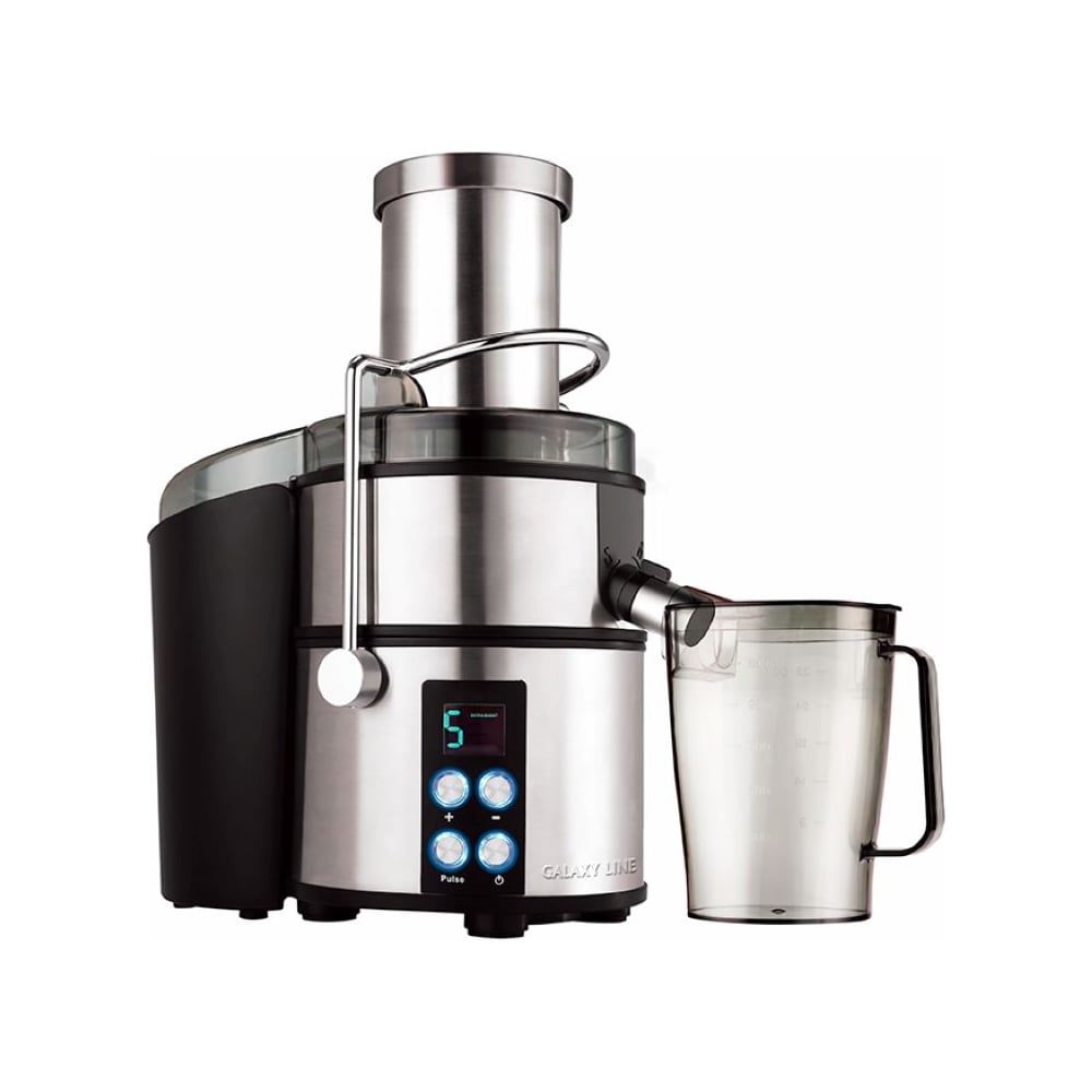Соковыжималка Galaxy LINE GL 0808, серебристый, центробежная, 1500 Вт, 19000 об/мин, 7020708080