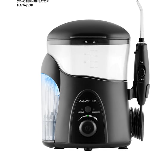 Изображение товара Ирригатор для полости рта Galaxy LINE GL5002, черный, 10-20 Вт, 7080650020