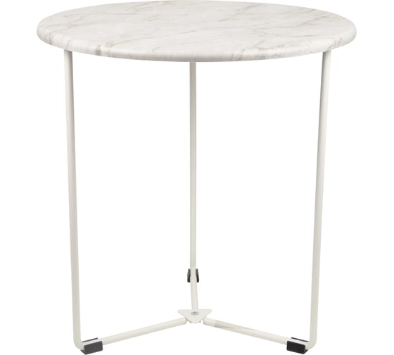 Изображение товара Журнальный столик круглый Callisto mobili Светлый мрамор М019.0Д70