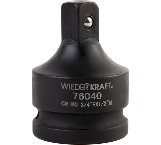 Изображение товара Переходник ударный (3/4"F - 1/2"M) WIEDERKRAFT WDK-76040