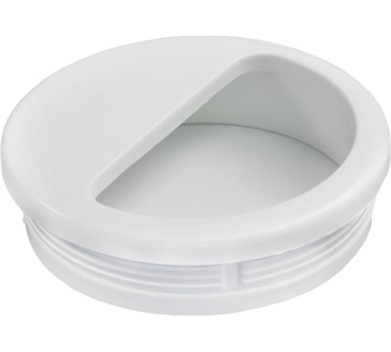 Изображение товара Ручка мебельная AKS PATREX №33, врезная, пластик, белый 11830