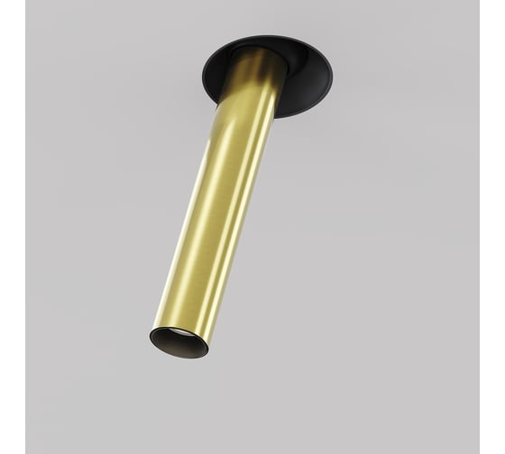 Изображение товара Встраиваемый светильник MAYTONI Focus T LED 7W Черный и Латунь C140TRS-L300-7W4K-BBS