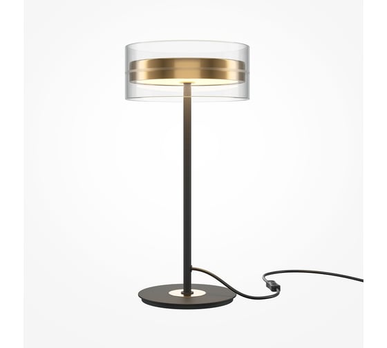 Изображение товара Настольный светильник MAYTONI Dress code LED 14W Черный и Латунь MOD348TL-L14BBS3K
