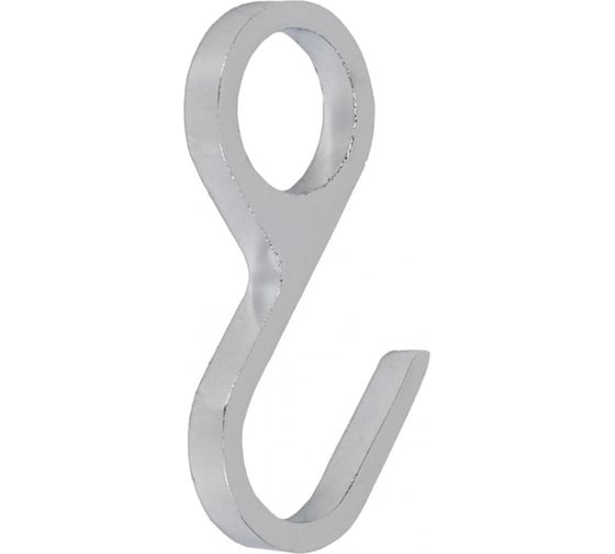 Изображение товара Крючок на трубу AKS d16 мм, несъемный, хром 44419