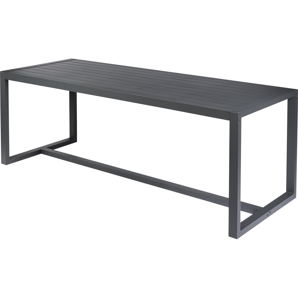 Изображение товара Обеденный садовый стол Callisto mobili из алюминия 220x84x77 см антрацит
