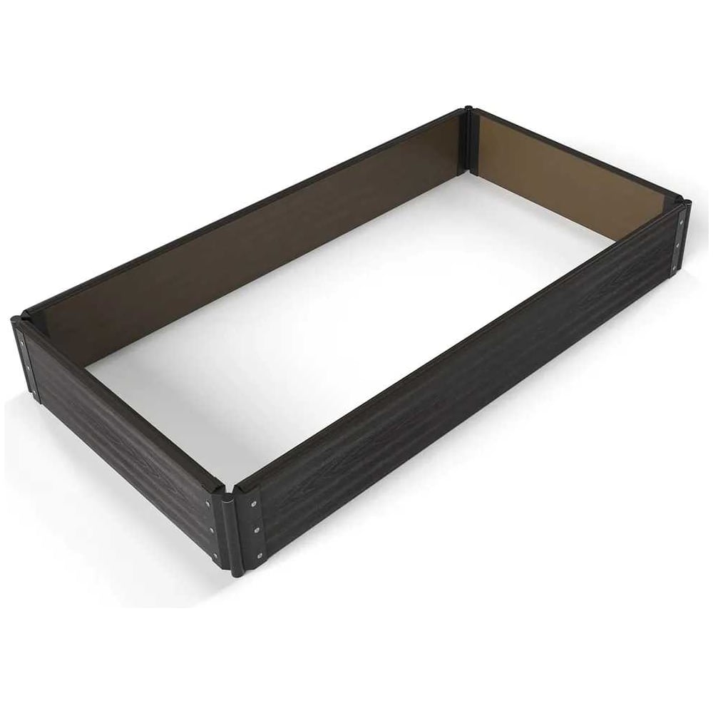 Изображение товара Комплект грядки из ДПК Еврогрядка 1500x500x225-3D GEG2-225-3D