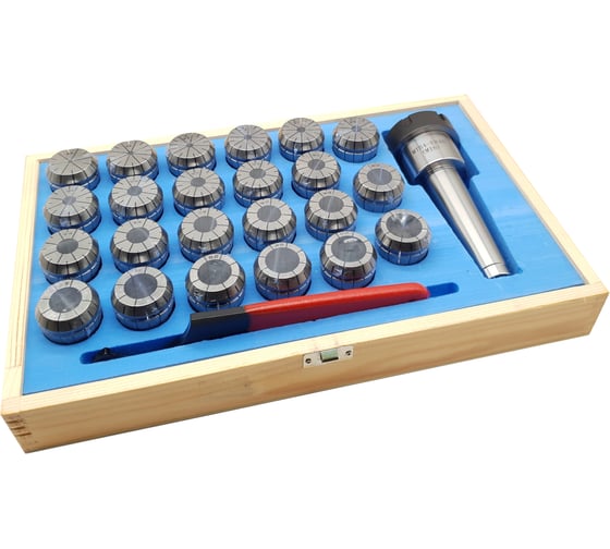 Изображение товара Патрон цанговый Морзе №4, ER 40, 3-26 мм, 15 цанг ТЕХНОРЕАЛ МА320054014