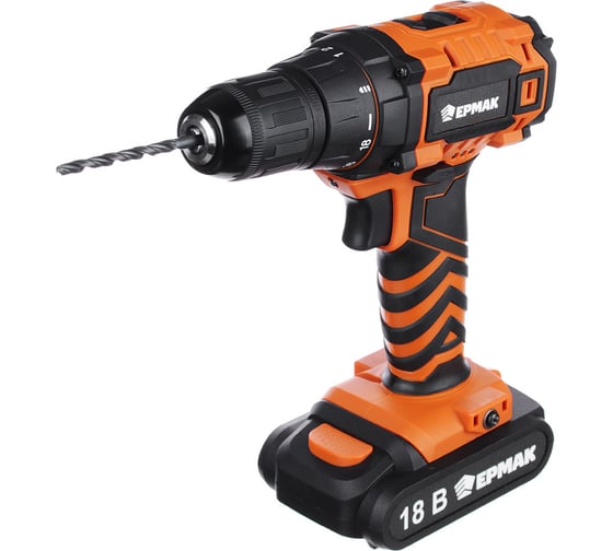 Изображение товара Аккумуляторная дрель-шуруповерт ЕРМАК ДША-18 646-325