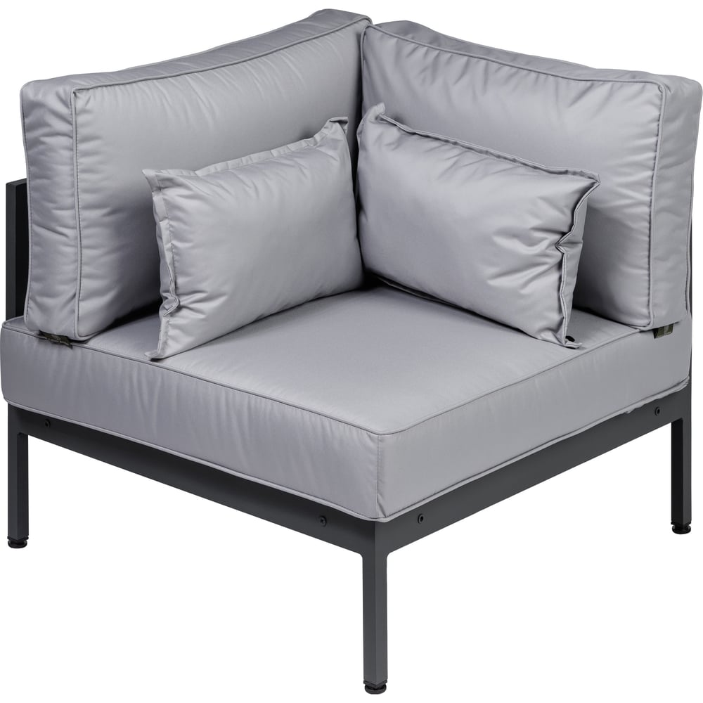 Изображение товара Угловой элемент дивана Callisto mobili Callisto giardino из алюминия с подушками G401.10Е10