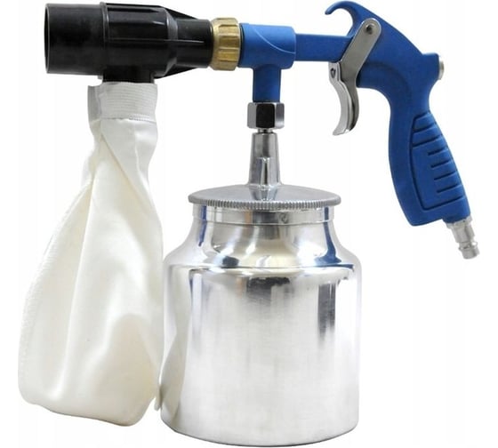 Изображение товара Пескоструйный пневматический пистолет со сменными насадками и песком Forsage F-2377(47701)