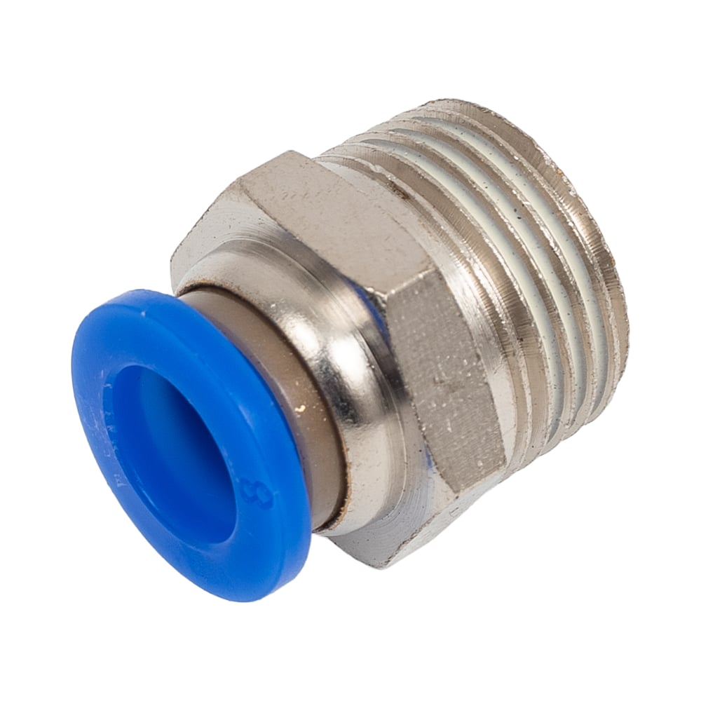 Изображение товара Фитинг для пластиковых трубок 8 мм с внешней резьбой 3/8" Rockforce RF-SPC08-03