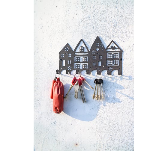 Изображение товара Ключница ООО СКП Пряничные домики 7 кр., 319*180, сталь 1,5 мм В-68Ч