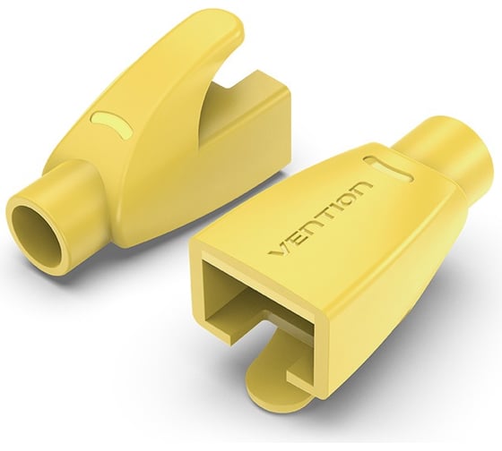 Изображение товара Колпачки изолирующие для разъемов VENTION RJ-45 (50шт.) желтый IODY0-50