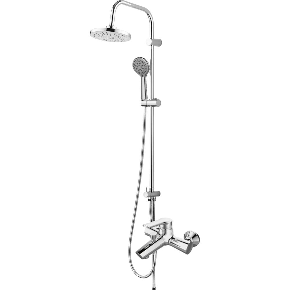 Изображение товара Душевая система ORANGE Tony с однорычажным смесителем хром 970 мм