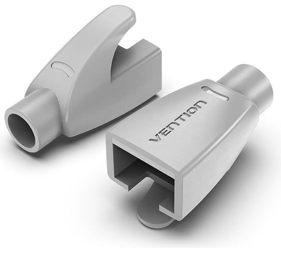 Изображение товара Колпачки изолирующие для разъемов VENTION RJ-45 (50шт.) серый IODH0-50