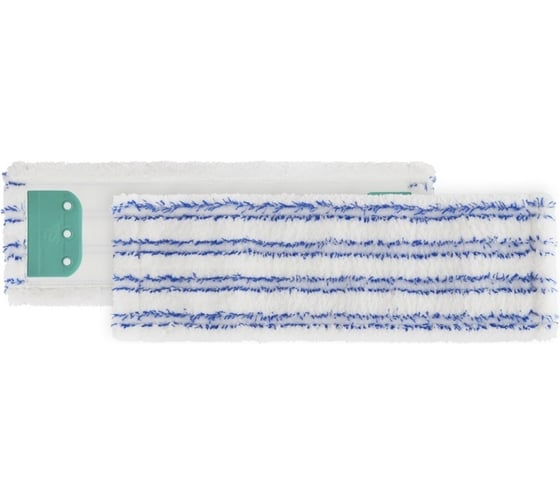 Изображение товара Моп TTS Soft Band крепление Wet-System, микрофибра, белый с синими полосками, размер 40 см 0000A210B