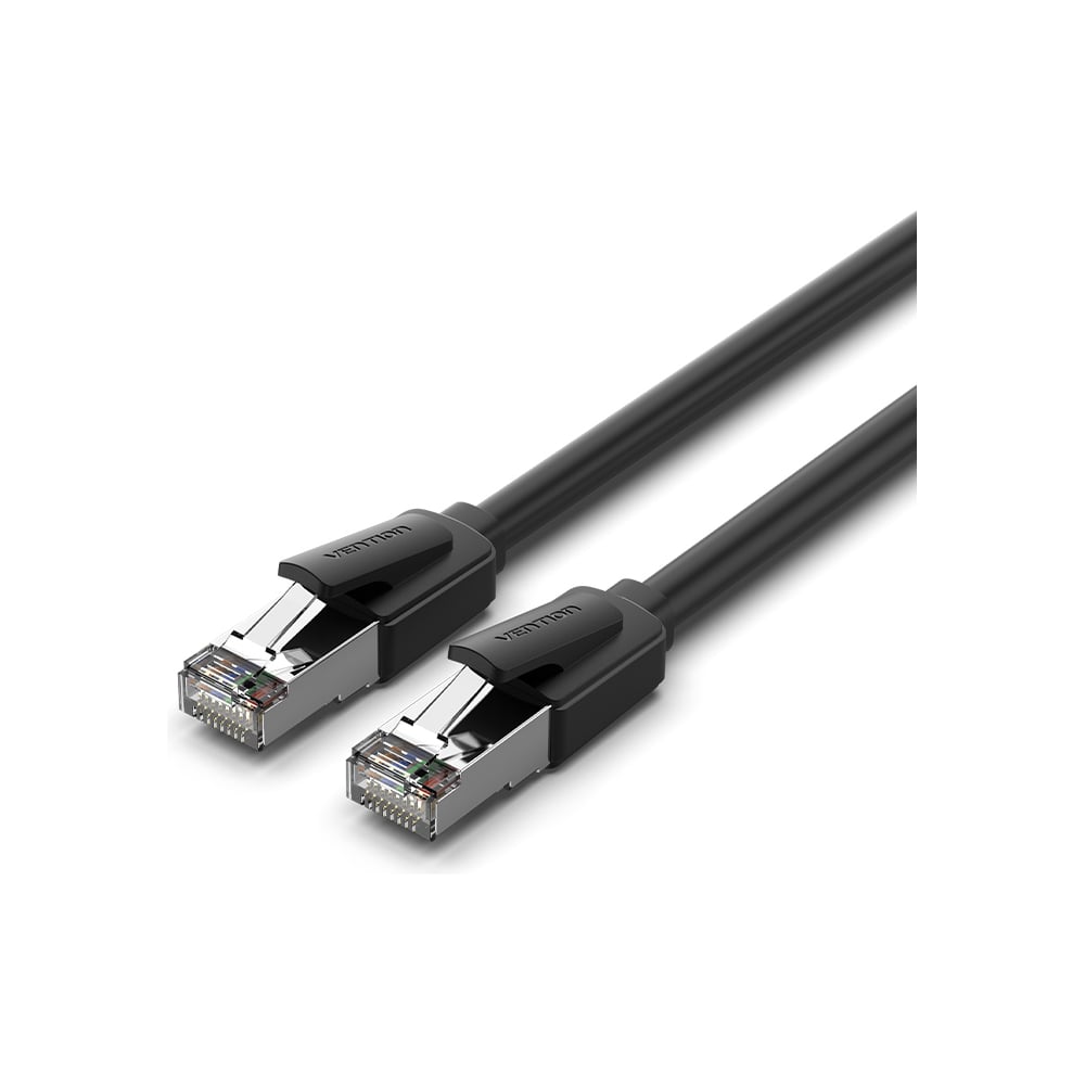 Изображение товара Патч-корд прямой VENTION SFTP cat.8 RJ45 5м черный — высокоскоростной кабель для сети