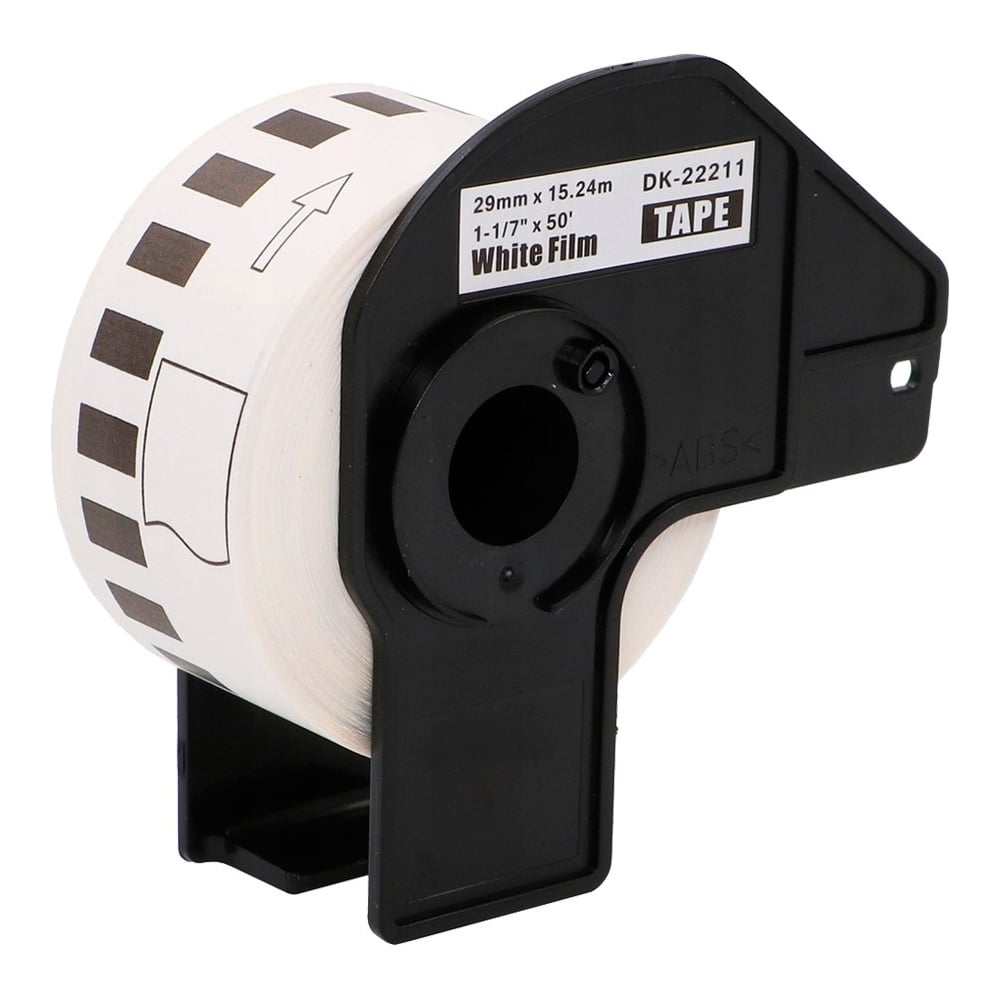 Изображение товара Лента Brother DK22211 черная на белом 29 мм х 15.2 м