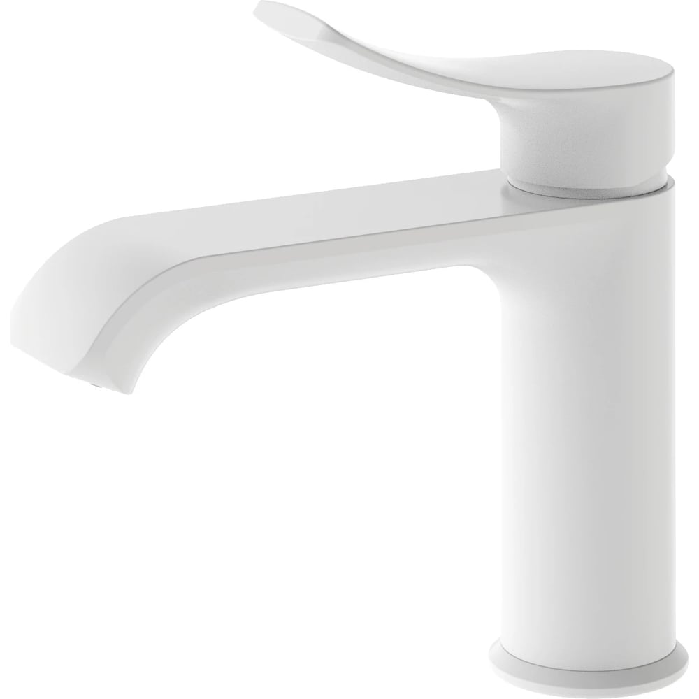 Изображение товара Смеситель для раковины HAIBA белый HB10553-8 однорычажный матовый латунь