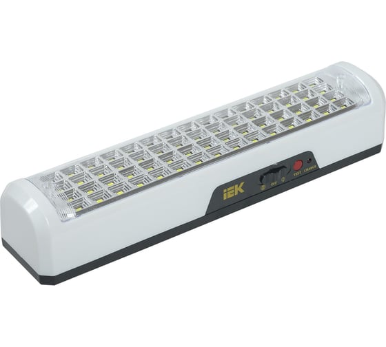 Изображение товара Светильник IEK, ДБА 3928 аккумулятор 15ч 12вт LDBA0-3928-60-K01