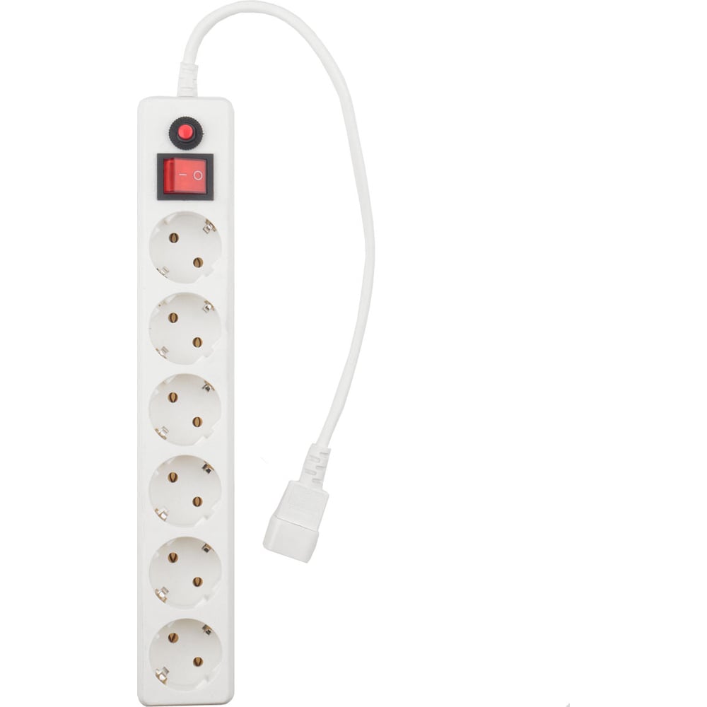 Изображение товара Сетевой фильтр Гарнизон ECL-5-UPS-W-1.8 для защиты ИБП, 5 розеток, 1.8 м кабель, белый