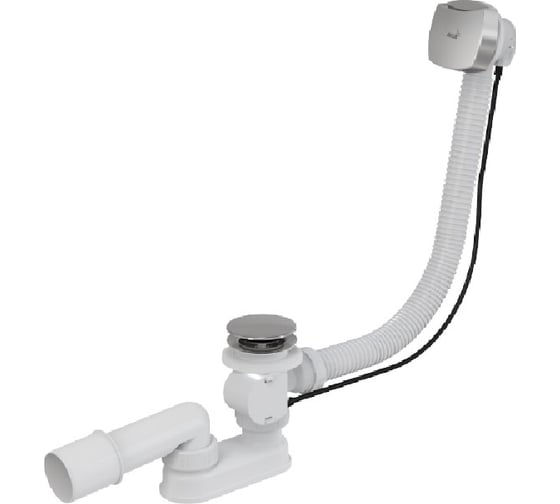 Изображение товара A51CRM Сифон для ванны автомат комплект Alcadrain хромированный пластик/пластик 00022233 516287