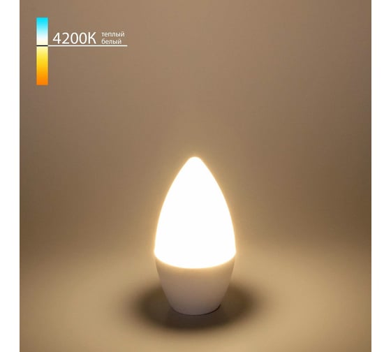 Изображение товара Светодиодная лампа Elektrostandard свеча СD LED 6W 4200K E14 BLE1422 a049161