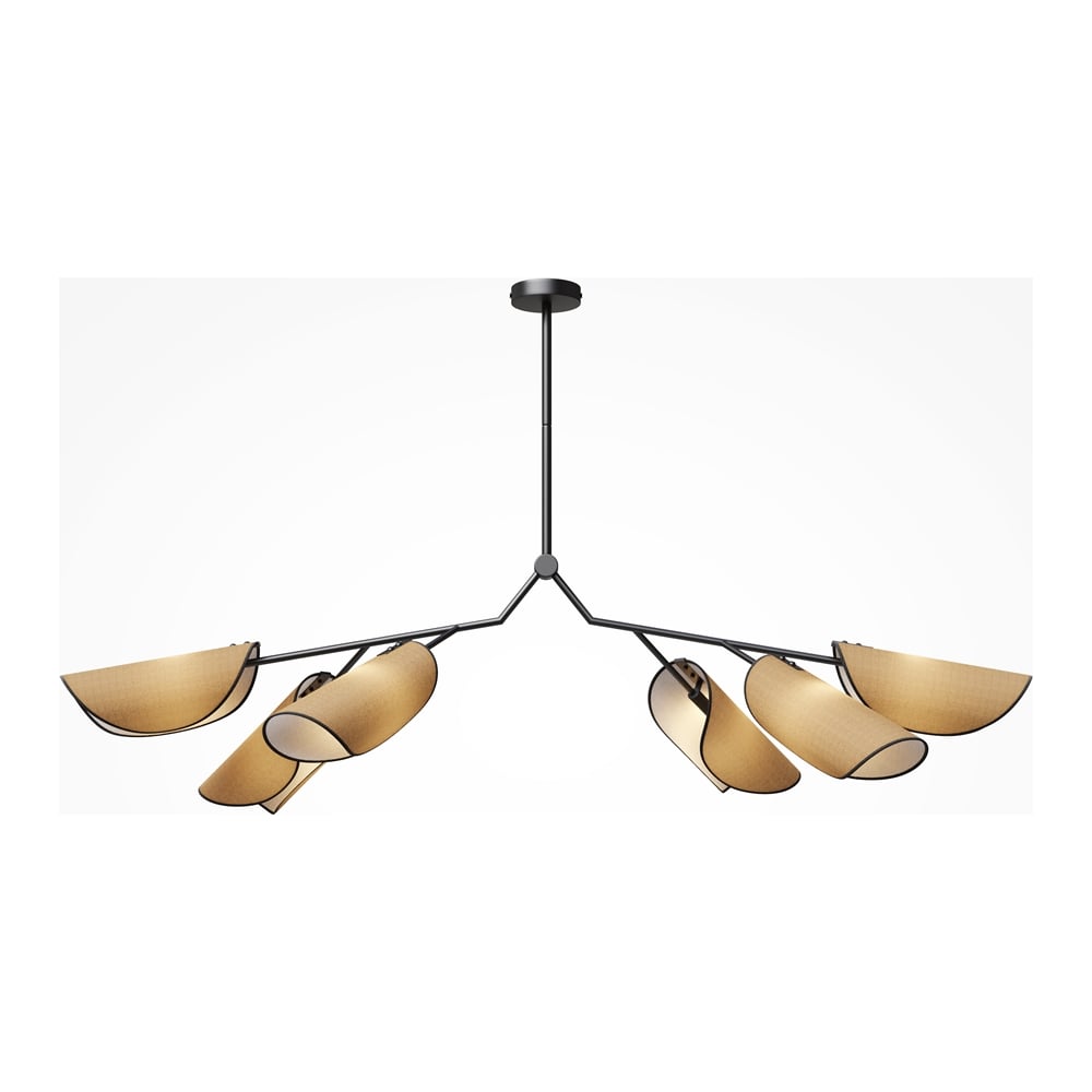 Изображение товара Подвесной светильник MAYTONI Organic 6хG9x12W черный модерн