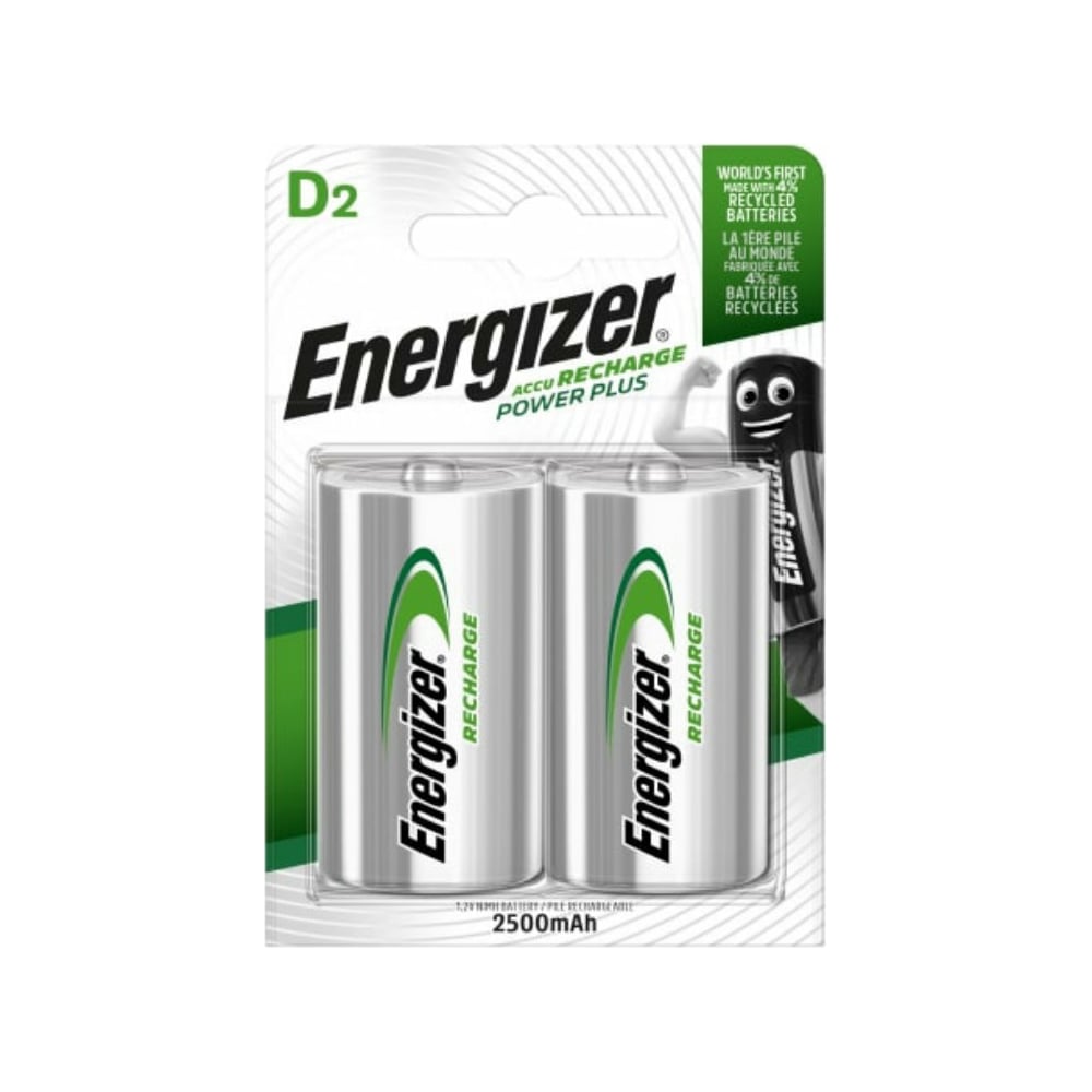 Изображение товара Батарейка Energizer Power Plus NH50/D 2500 2 шт в блистере