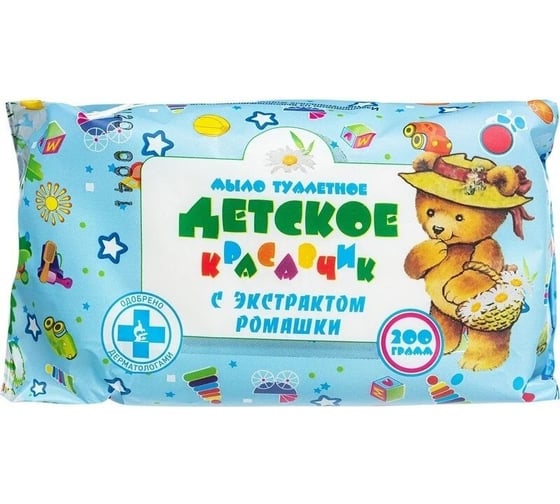 Изображение товара Туалетное твердое мыло "Детское" 200 г Ромашка шт